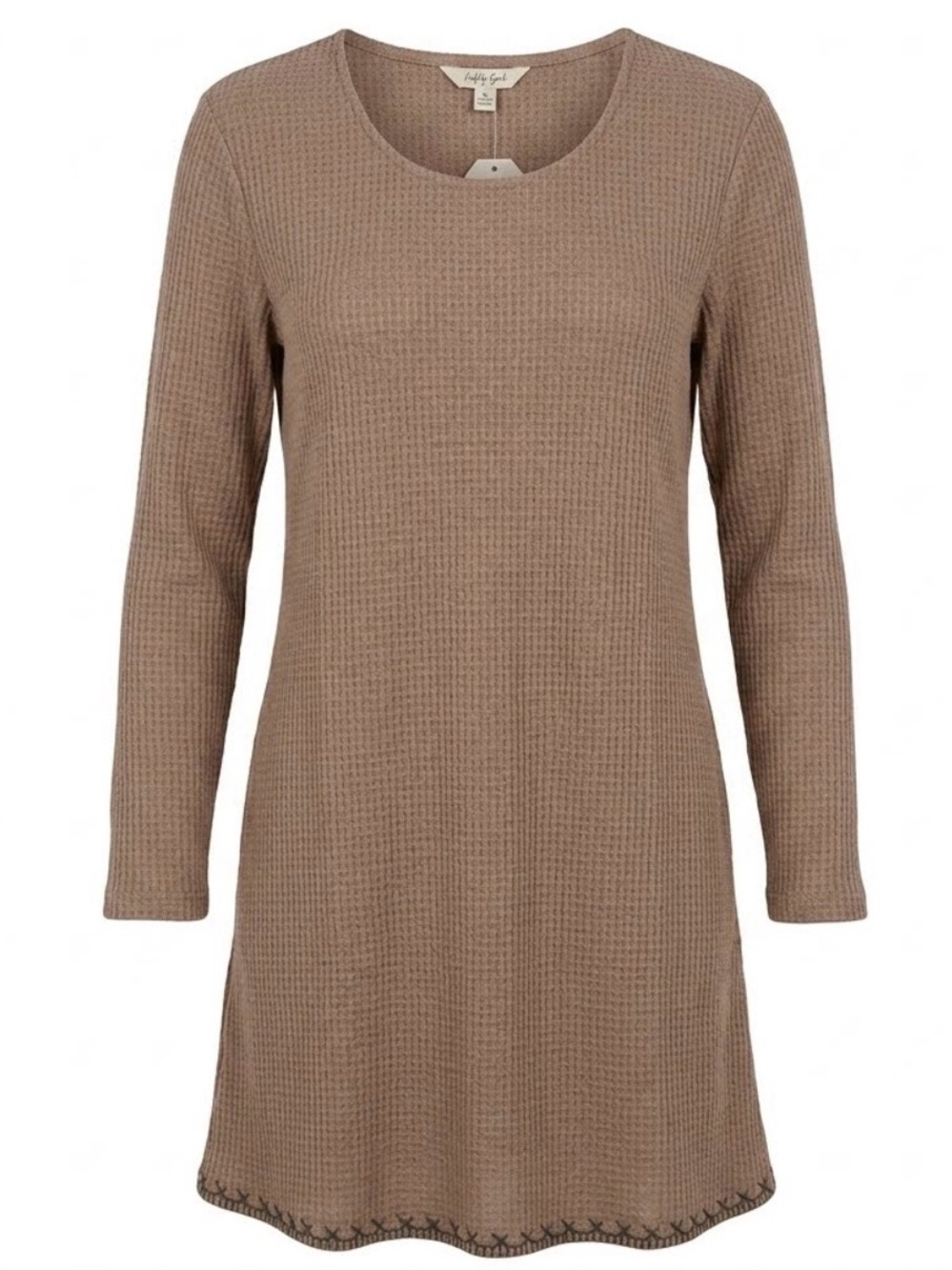 Yak & Yeti Brown Waffle Knit Tunic Dress
Small Boho Loungewear NWT
